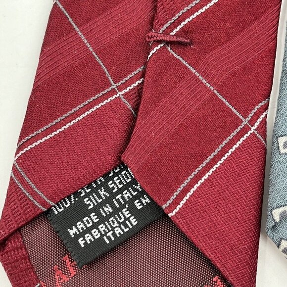 GIORGIO ARMANI Men's Silk Tie Necktie ITALY Luxury LOT of 3 EUC - Picture 12 of 16